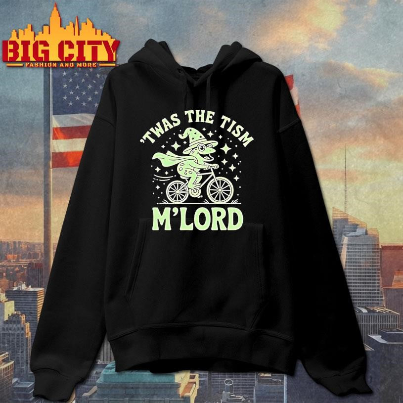 Frog Witch Riding Bicycle Twas The Tism Mlord My - Adult & Kids T-Shirts, Sweatshirts & Hoodies apparel design preview 2