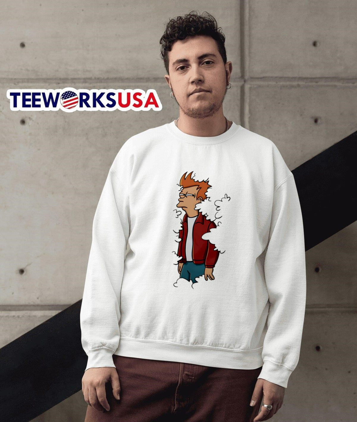 Fry Emerging From The Bush funny - Adult & Kids T-Shirts, Sweatshirts & Hoodies apparel design preview 3