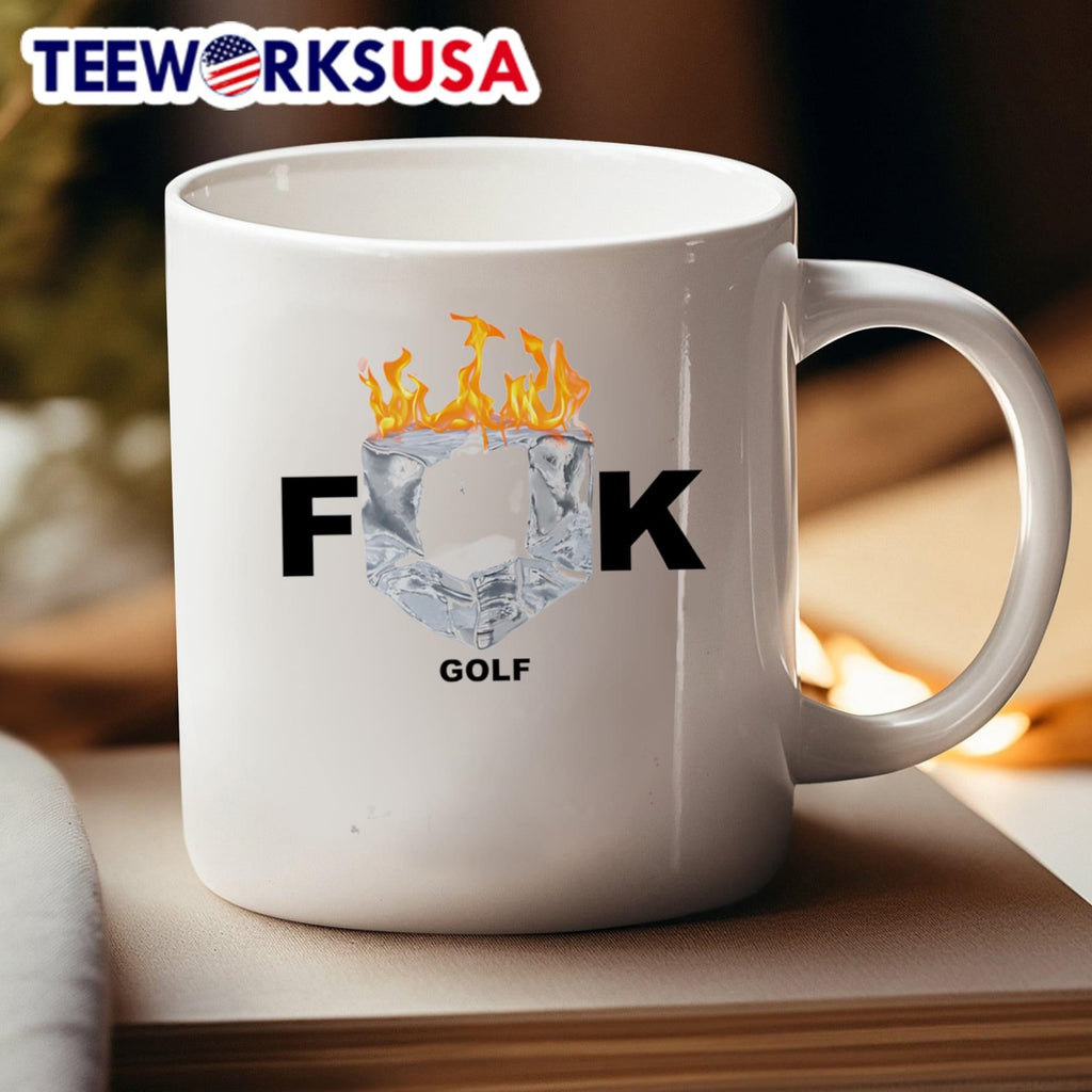 Fuck golf fire - Adult & Kids T-Shirts, Sweatshirts & Hoodies apparel design preview 4