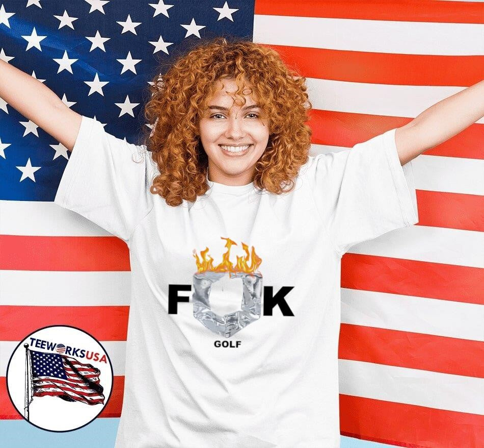 Fuck golf fire - Adult & Kids T-Shirts, Sweatshirts & Hoodies apparel design preview 7
