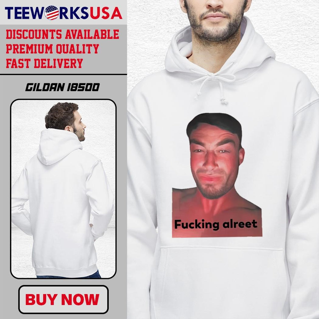 Fucking Alreet Mitchell Sercombe portrait - Adult & Kids T-Shirts, Sweatshirts & Hoodies apparel design preview 2