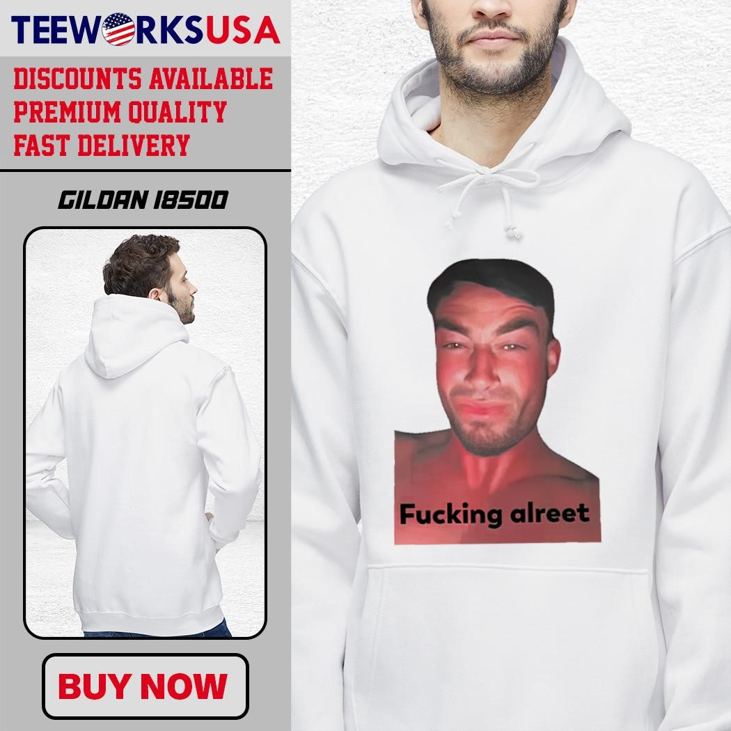 Fucking Alreet Mitchell Sercombe portrait - Adult & Kids T-Shirts, Sweatshirts & Hoodies apparel design preview 2