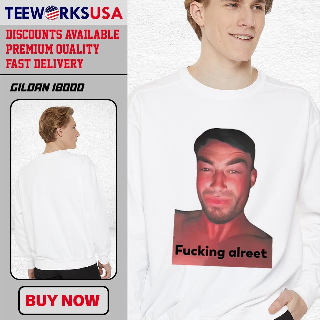Fucking Alreet Mitchell Sercombe portrait - Adult & Kids T-Shirts, Sweatshirts & Hoodies apparel design preview 3