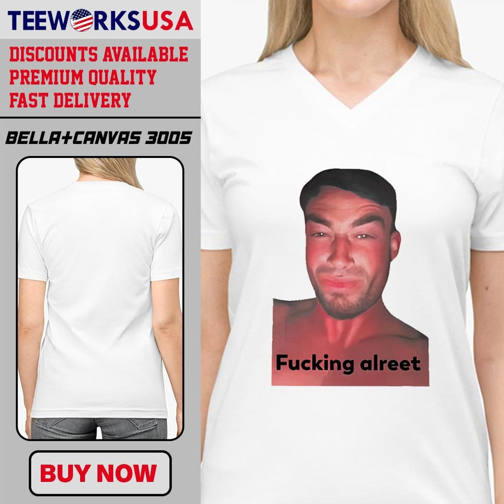 Fucking Alreet Mitchell Sercombe portrait - Adult & Kids T-Shirts, Sweatshirts & Hoodies apparel design preview 4