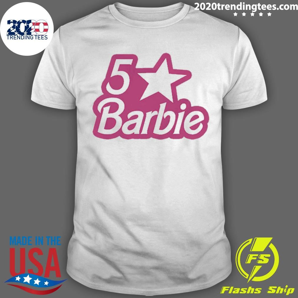 Funny 5 Stars Barbie - Adult & Kids T-Shirts, Sweatshirts & Hoodies apparel design preview 1