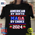 Funny American By Birth Maga Choice 2024 - Adult & Kids T-Shirts, Sweatshirts & Hoodies apparel design preview 1