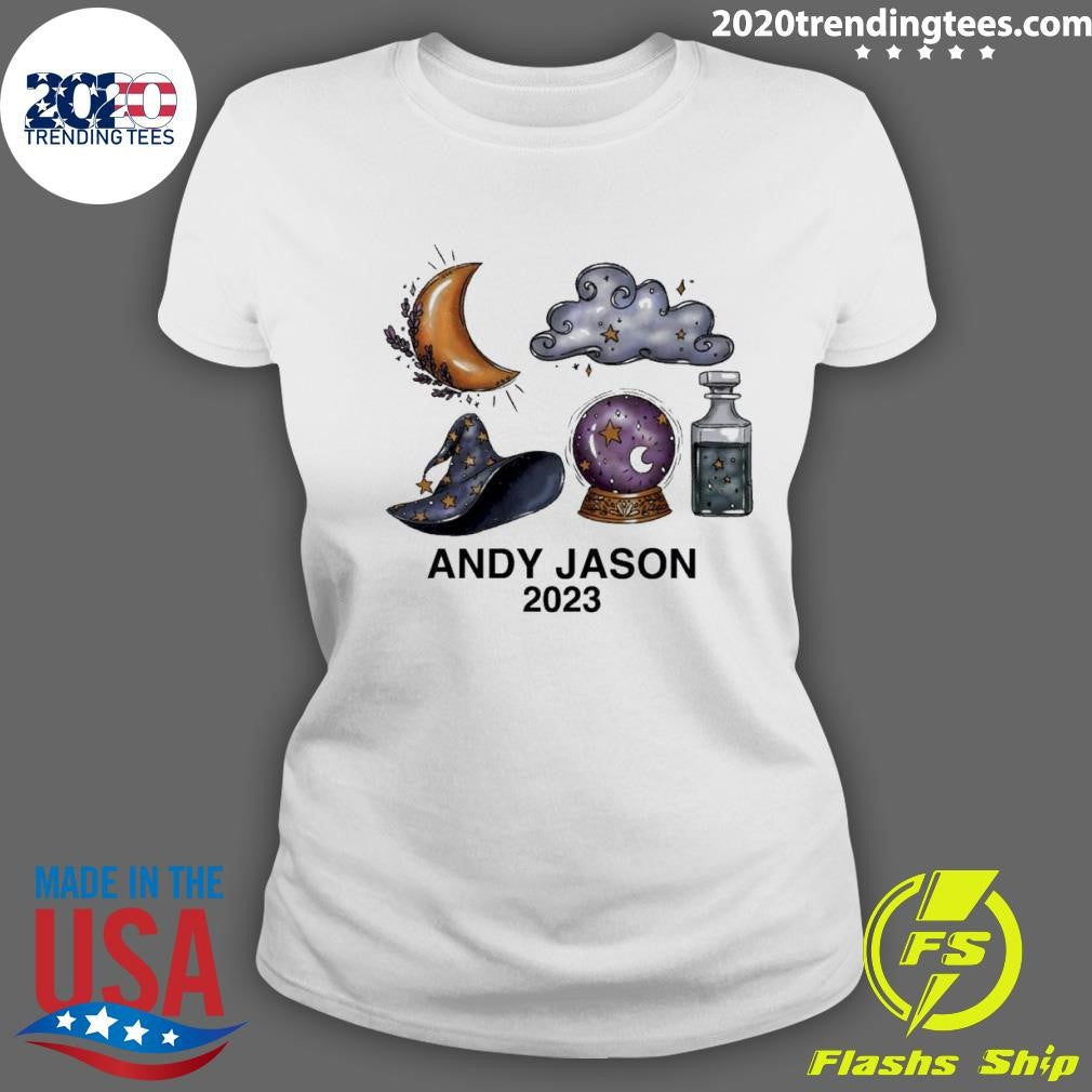 Funny Andy Jason 2023 Witch Magic - Adult & Kids T-Shirts, Sweatshirts & Hoodies apparel design preview 3