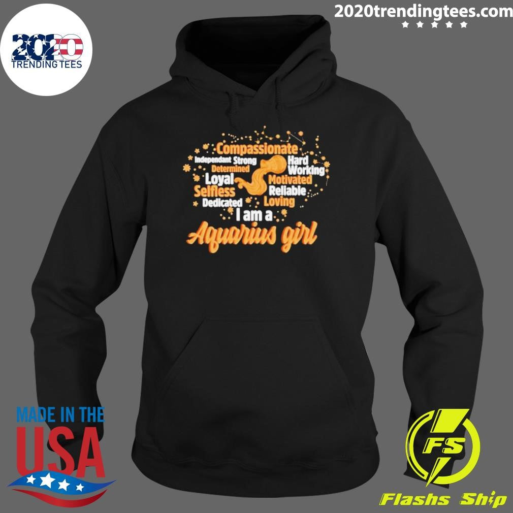 Funny Aquarius Girl Birthday Astrology Zodiac Sign - Adult & Kids T-Shirts, Sweatshirts & Hoodies apparel design preview 2
