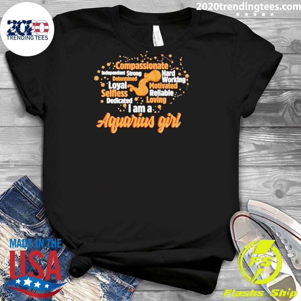 Funny Aquarius Girl Birthday Astrology Zodiac Sign - Adult & Kids T-Shirts, Sweatshirts & Hoodies apparel design preview 3