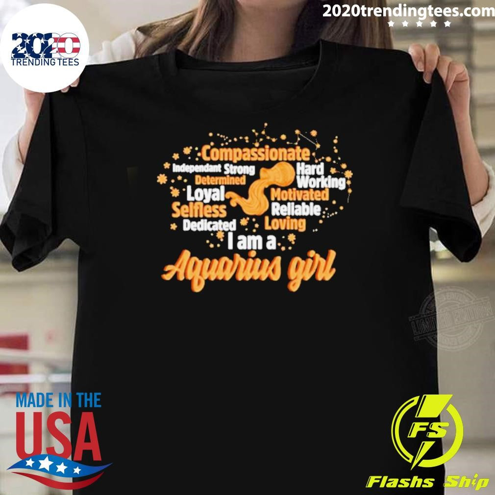 Funny Aquarius Girl Birthday Astrology Zodiac Sign - Adult & Kids T-Shirts, Sweatshirts & Hoodies apparel design preview 1