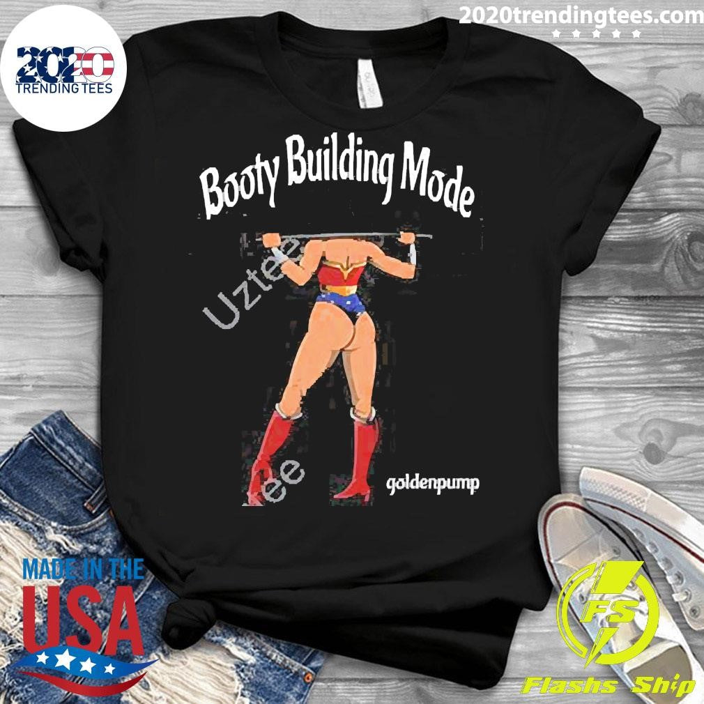 Funny Booty Building Mode Goldenpump - Adult & Kids T-Shirts, Sweatshirts & Hoodies apparel design preview 3