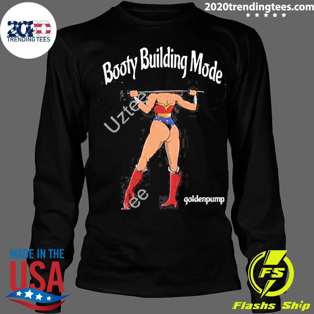 Funny Booty Building Mode Goldenpump - Adult & Kids T-Shirts, Sweatshirts & Hoodies apparel design preview 4