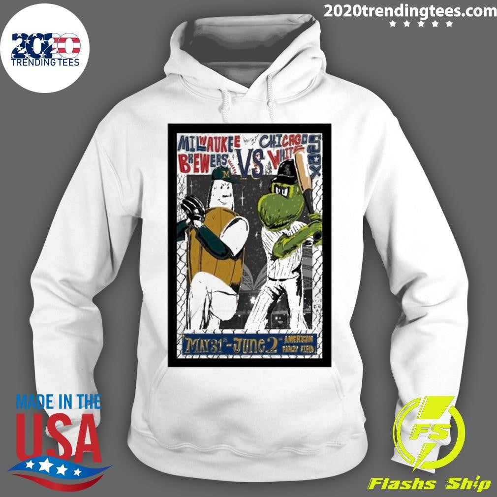 Funny Brewers X White Sox At American Family Field - Adult & Kids T-Shirts, Sweatshirts & Hoodies apparel design preview 2