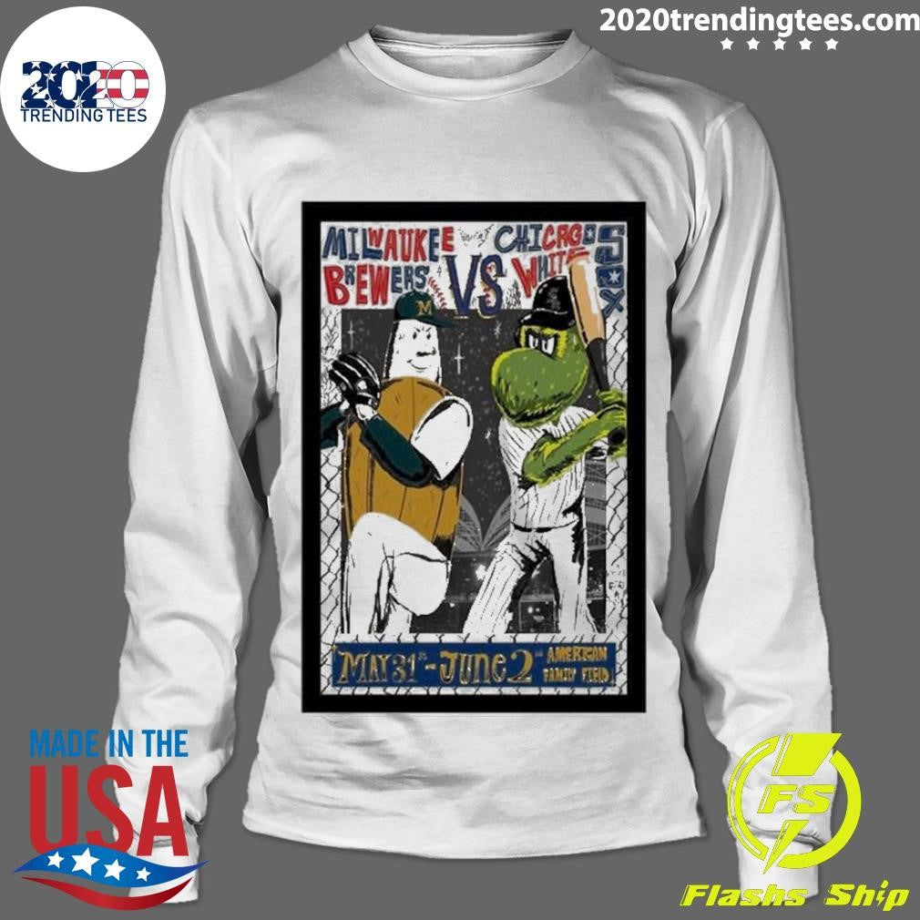 Funny Brewers X White Sox At American Family Field - Adult & Kids T-Shirts, Sweatshirts & Hoodies apparel design preview 4