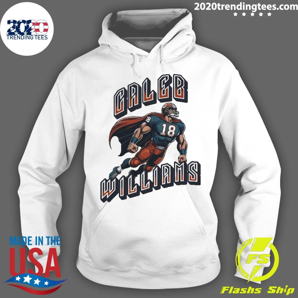 Funny Chicago Bears Caleb Williams The City's Hero - Adult & Kids T-Shirts, Sweatshirts & Hoodies apparel design preview 2
