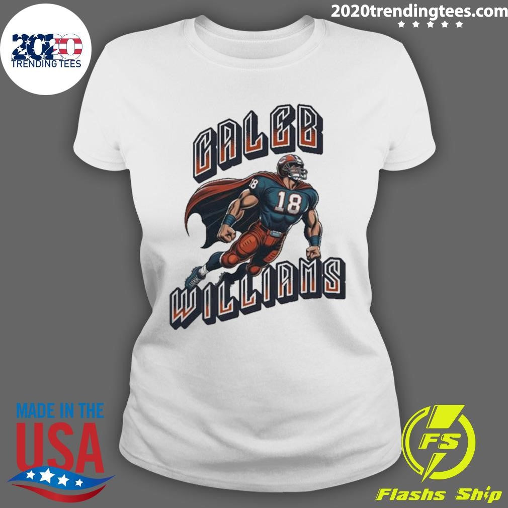 Funny Chicago Bears Caleb Williams The City's Hero - Adult & Kids T-Shirts, Sweatshirts & Hoodies apparel design preview 3