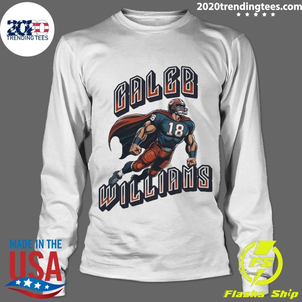 Funny Chicago Bears Caleb Williams The City's Hero - Adult & Kids T-Shirts, Sweatshirts & Hoodies apparel design preview 4