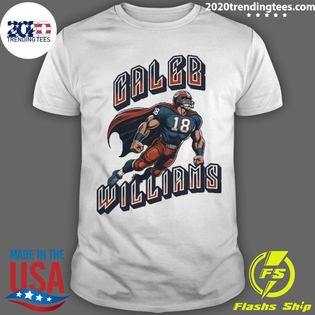 Funny Chicago Bears Caleb Williams The City's Hero - Adult & Kids T-Shirts, Sweatshirts & Hoodies apparel design preview 1