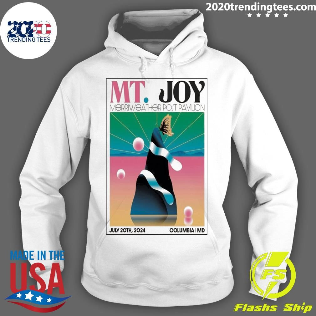 Funny Columbia, Md Mt. Joy July 20, 2024 Show At - Adult & Kids T-Shirts, Sweatshirts & Hoodies apparel design preview 2