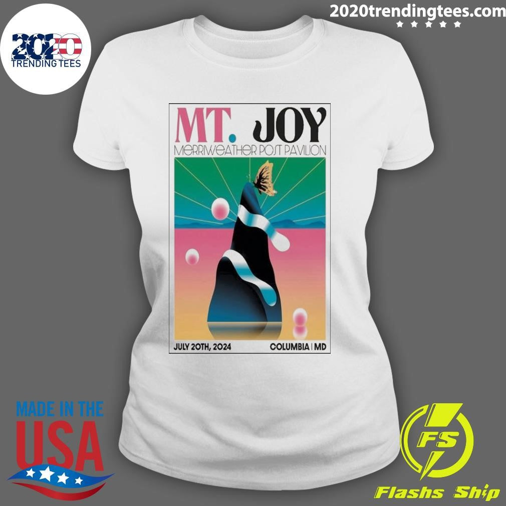 Funny Columbia, Md Mt. Joy July 20, 2024 Show At - Adult & Kids T-Shirts, Sweatshirts & Hoodies apparel design preview 3