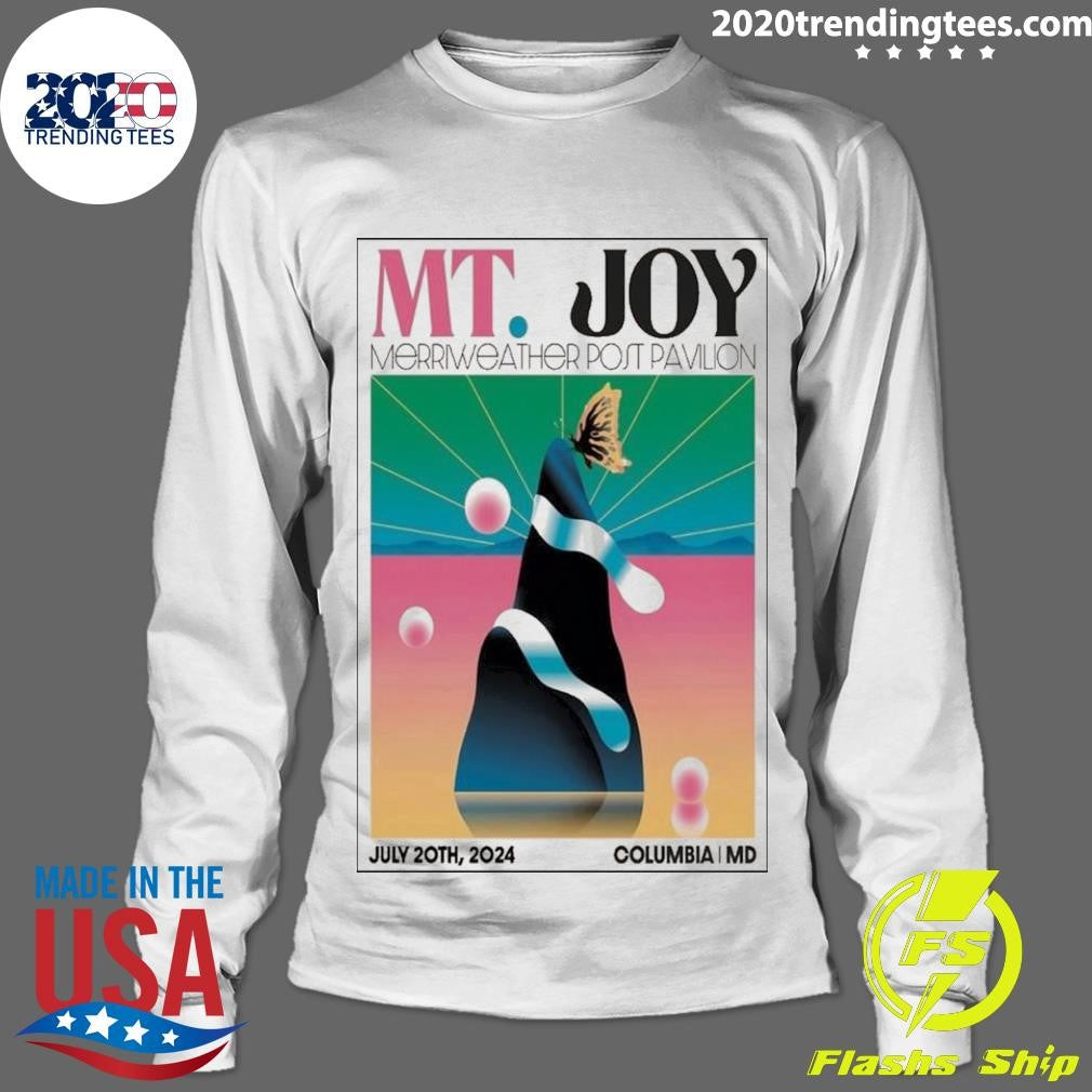 Funny Columbia, Md Mt. Joy July 20, 2024 Show At - Adult & Kids T-Shirts, Sweatshirts & Hoodies apparel design preview 4