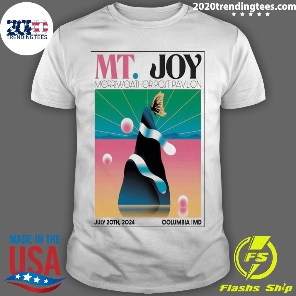 Funny Columbia, Md Mt. Joy July 20, 2024 Show At - Adult & Kids T-Shirts, Sweatshirts & Hoodies apparel design preview 1