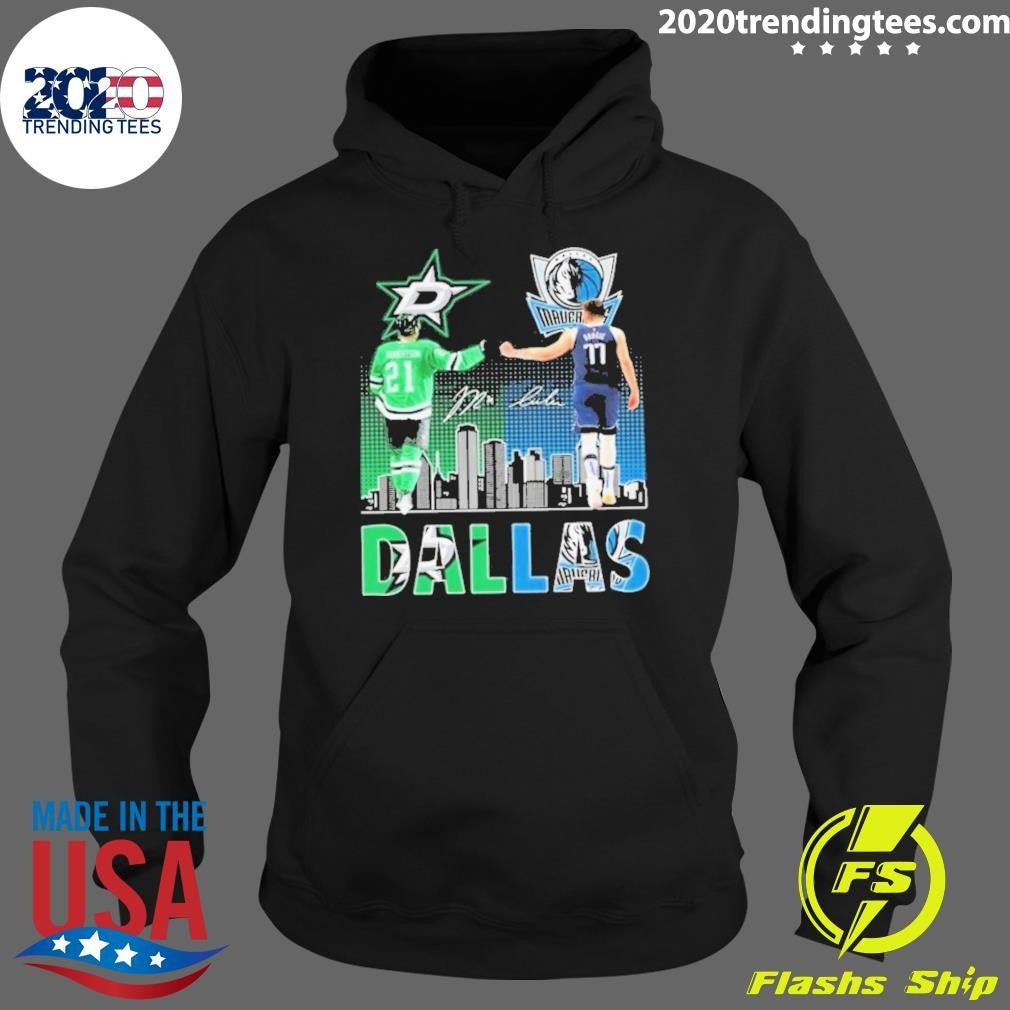 Funny Dallas Stars Jason Robertson Nikola Jokic - Adult & Kids T-Shirts, Sweatshirts & Hoodies apparel design preview 2