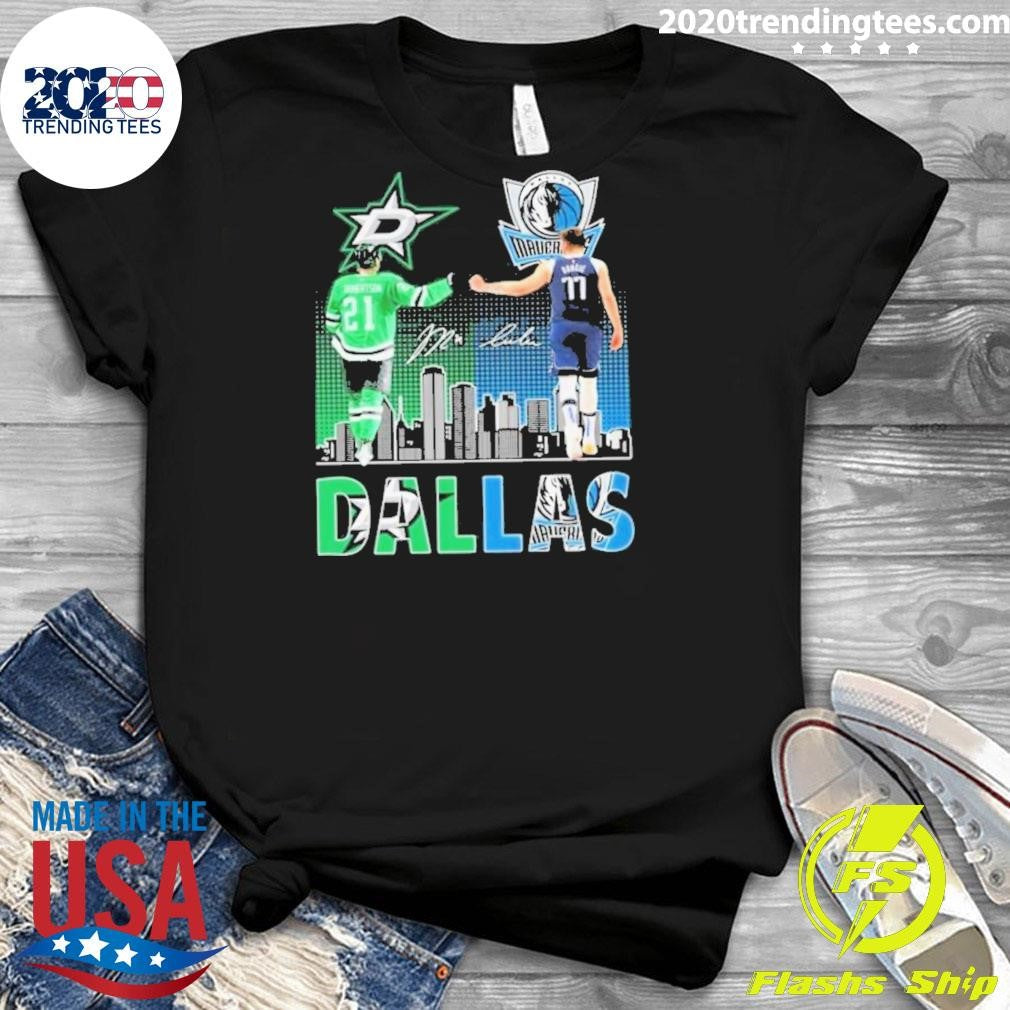 Funny Dallas Stars Jason Robertson Nikola Jokic - Adult & Kids T-Shirts, Sweatshirts & Hoodies apparel design preview 3