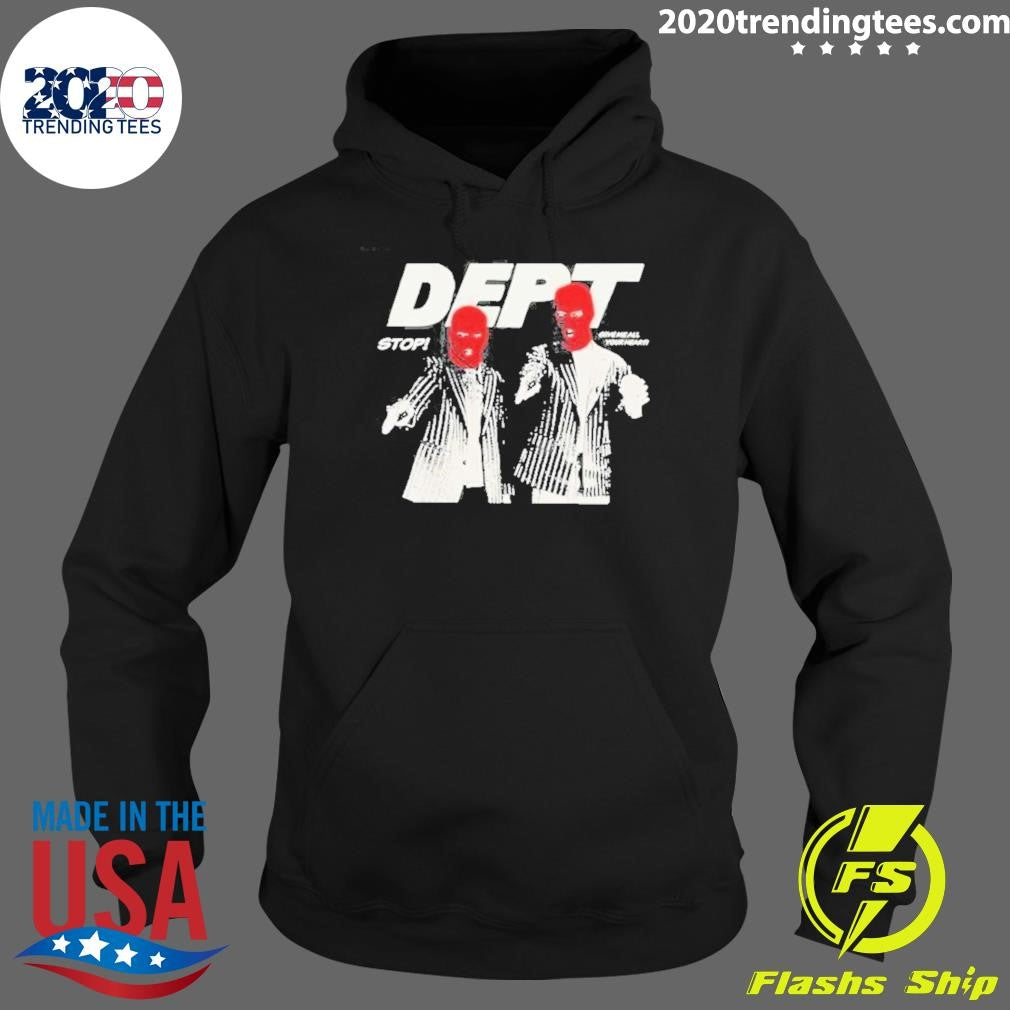 Funny Dept Stop Give Me All Your Heart Black - Adult & Kids T-Shirts, Sweatshirts & Hoodies apparel design preview 2