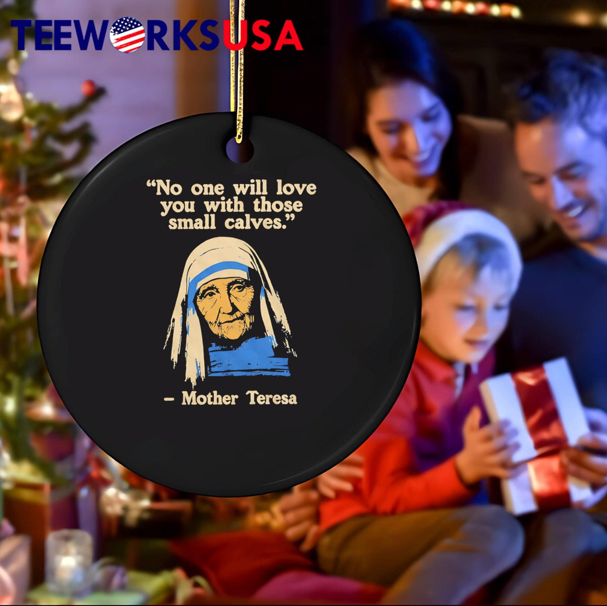 Funny Fitness Quote Mother Teresa No One Will Love - Adult & Kids T-Shirts, Sweatshirts & Hoodies apparel design preview 4