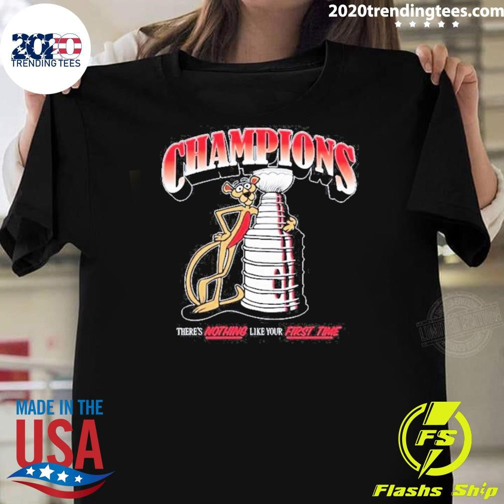 Funny Florida Panthers Pink Panther There's Nothing - Adult & Kids T-Shirts, Sweatshirts & Hoodies apparel design preview 1