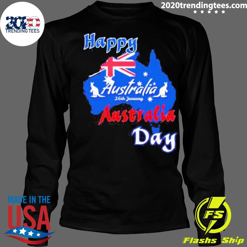 Funny Happy Australia Day 26th January - Adult & Kids T-Shirts, Sweatshirts & Hoodies apparel design preview 4