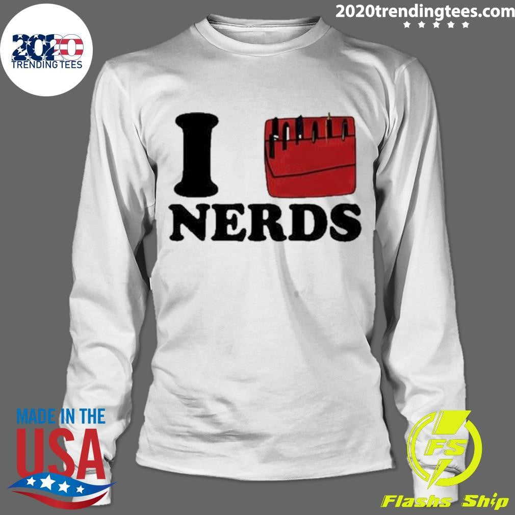 Funny I Heart Nerds Ariana - Adult & Kids T-Shirts, Sweatshirts & Hoodies apparel design preview 4
