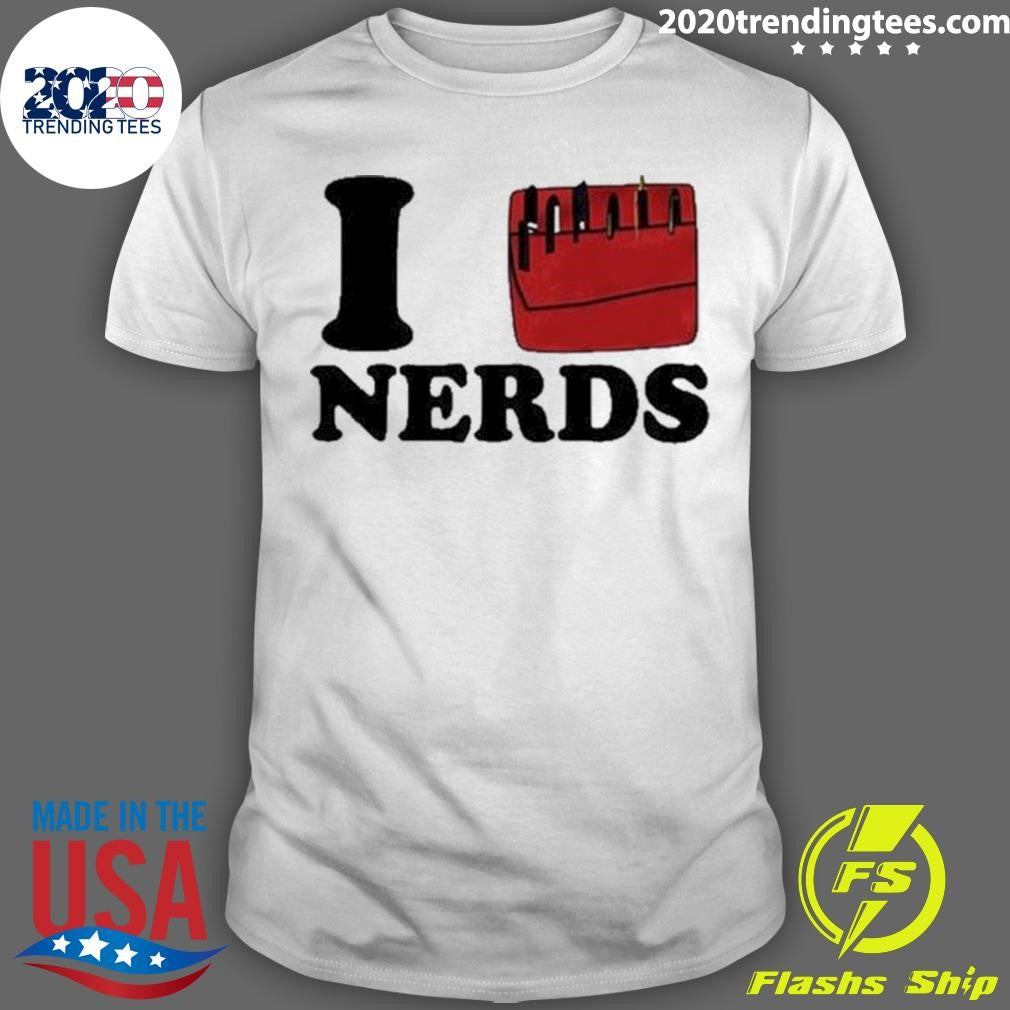Funny I Heart Nerds Ariana - Adult & Kids T-Shirts, Sweatshirts & Hoodies apparel design preview 1