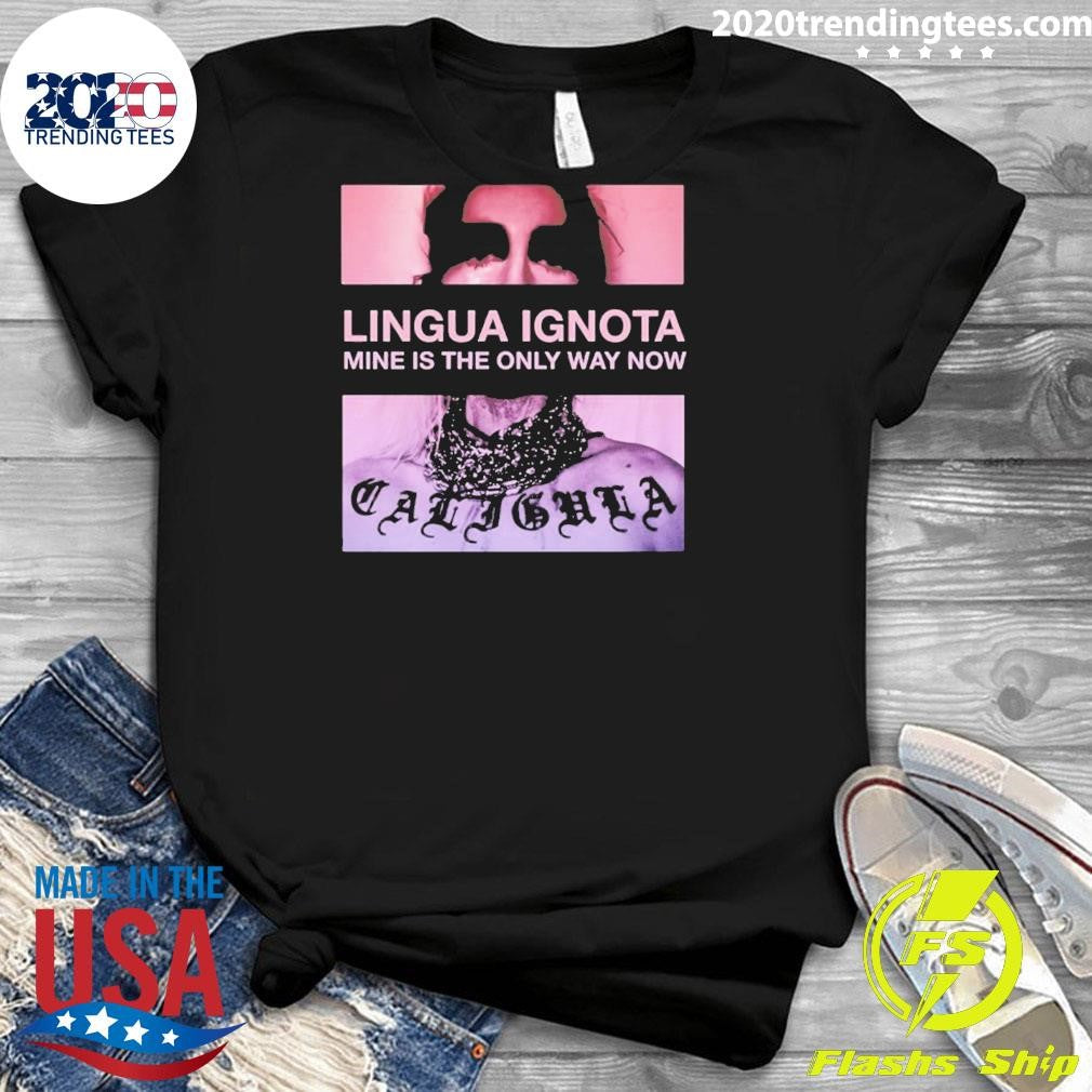Funny Lingua Ignota Mine Is The Only Way Now - Adult & Kids T-Shirts, Sweatshirts & Hoodies apparel design preview 3