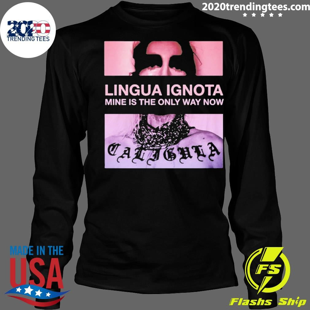 Funny Lingua Ignota Mine Is The Only Way Now - Adult & Kids T-Shirts, Sweatshirts & Hoodies apparel design preview 4