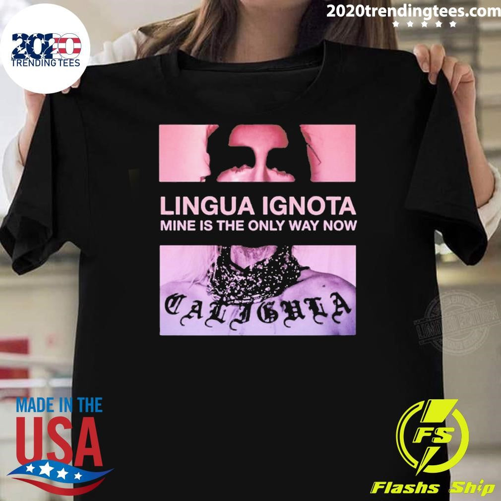 Funny Lingua Ignota Mine Is The Only Way Now - Adult & Kids T-Shirts, Sweatshirts & Hoodies apparel design preview 1