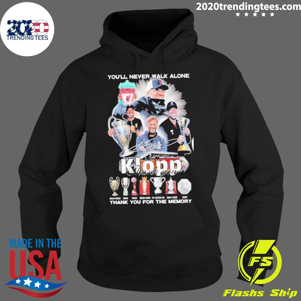 Funny Liverpool Jurgen Klopp The Eras Of Champions - Adult & Kids T-Shirts, Sweatshirts & Hoodies apparel design preview 2
