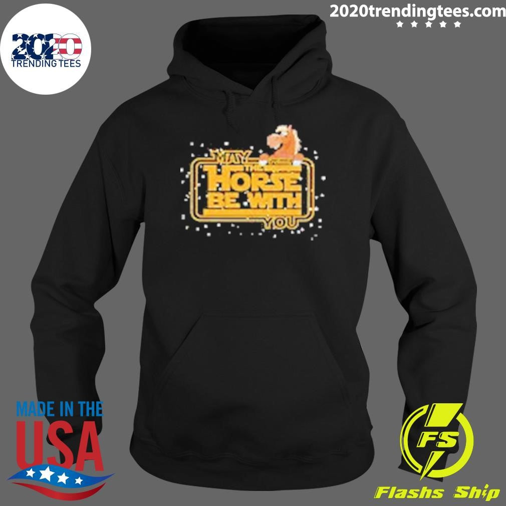 Funny May The Horse Be With You Racing Weekend - Adult & Kids T-Shirts, Sweatshirts & Hoodies apparel design preview 2