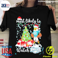 Funny Most Likely To Watch Philadelphia Eagles - Adult & Kids T-Shirts, Sweatshirts & Hoodies apparel design preview 1