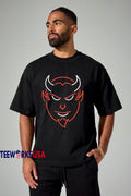 Funny Neon Devil New Jersey - Adult & Kids T-Shirts, Sweatshirts & Hoodies apparel design preview 1