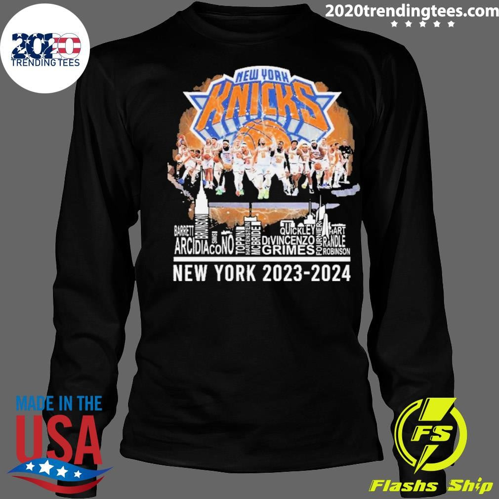 Funny New York Knicks 2023-2024 Team Player Name - Adult & Kids T-Shirts, Sweatshirts & Hoodies apparel design preview 4