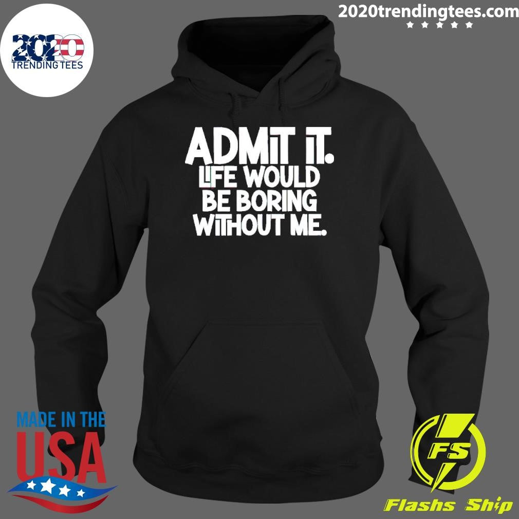 Funny Nightcap Shannon Sharpe Wearing Admit It - Adult & Kids T-Shirts, Sweatshirts & Hoodies apparel design preview 2