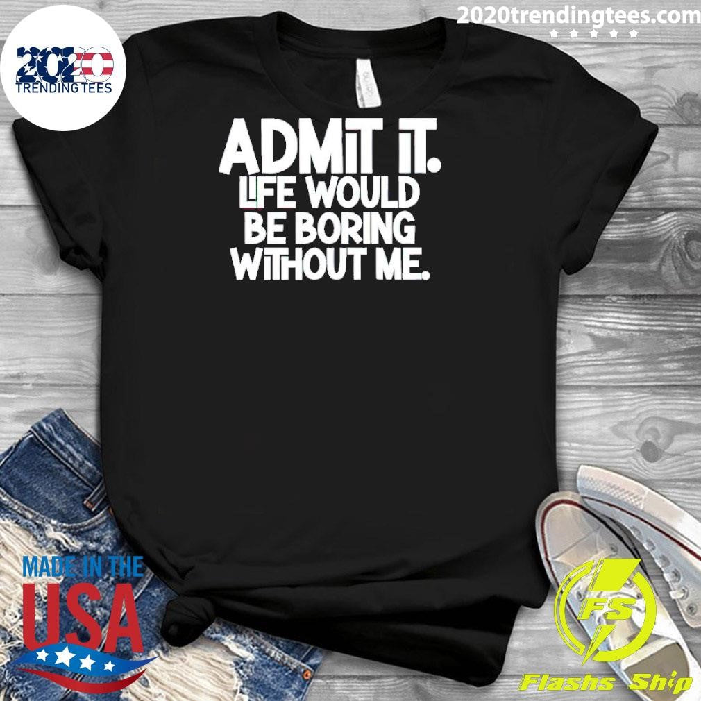 Funny Nightcap Shannon Sharpe Wearing Admit It - Adult & Kids T-Shirts, Sweatshirts & Hoodies apparel design preview 3