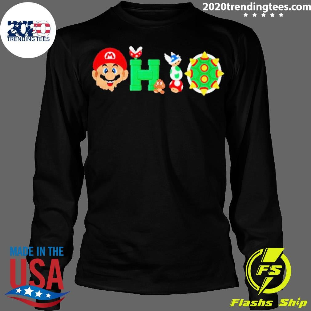Funny Ohio Super Mario - Adult & Kids T-Shirts, Sweatshirts & Hoodies apparel design preview 4