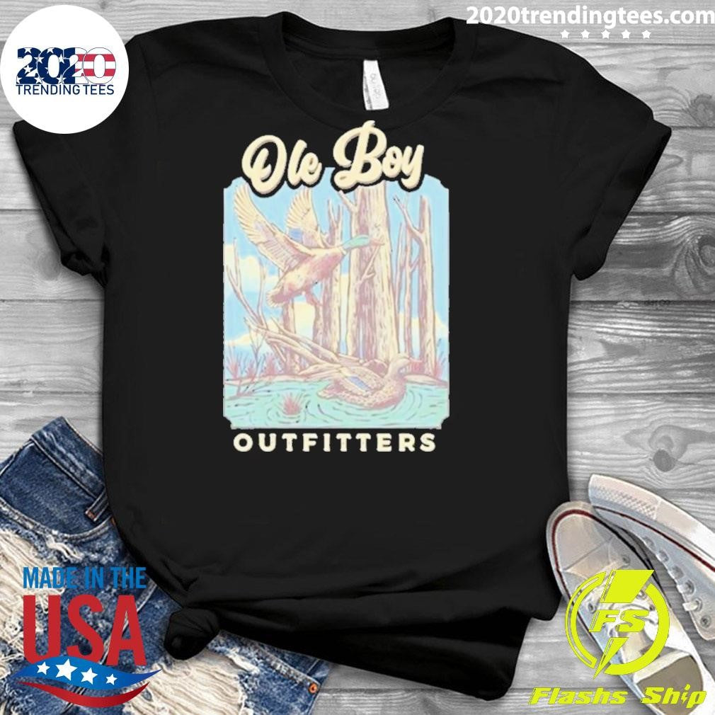 Funny Ole Boy Outfitters Mallard Marsh - Adult & Kids T-Shirts, Sweatshirts & Hoodies apparel design preview 3