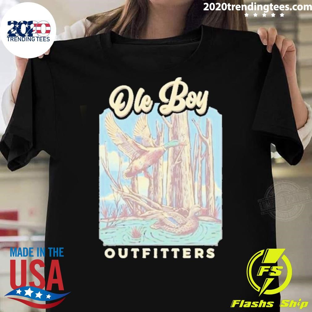 Funny Ole Boy Outfitters Mallard Marsh - Adult & Kids T-Shirts, Sweatshirts & Hoodies apparel design preview 1