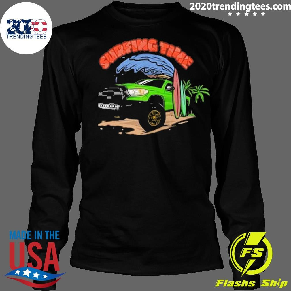 Funny Purple Toyota 4Runner Surfing Time Holiday - Adult & Kids T-Shirts, Sweatshirts & Hoodies apparel design preview 4