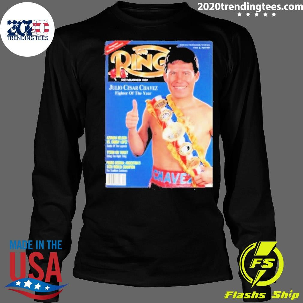Funny Ring Julio Magazine Cover Cesar Chavez - Adult & Kids T-Shirts, Sweatshirts & Hoodies apparel design preview 4