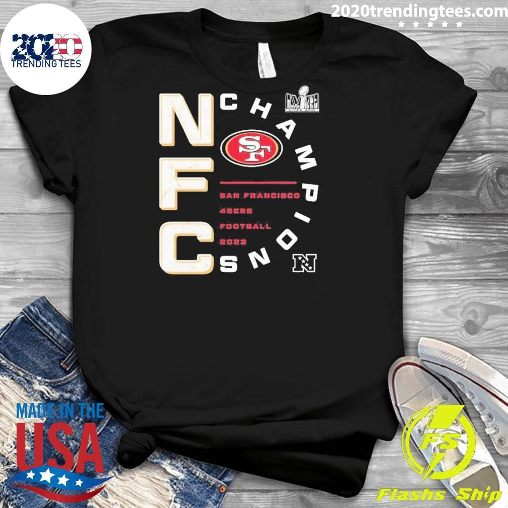 Funny San Francisco 49ers Football 2023 Nfc Champions - Adult & Kids T-Shirts, Sweatshirts & Hoodies apparel design preview 3